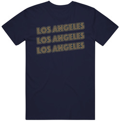 Los Angeles R Football Retro Fan T Shirt