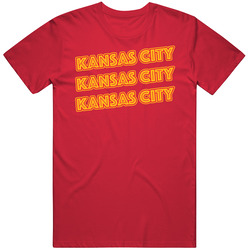 Kansas City Football Retro Fan T Shirt