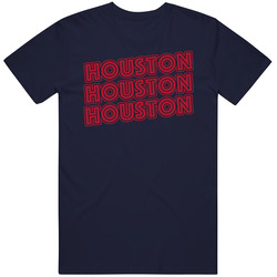Houston Football Retro Cool Fan T Shirt