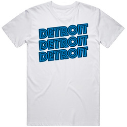Detroit Football Retro Cool Fan T Shirt