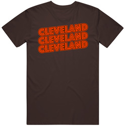 Cleveland Football Retro Fan T Shirt