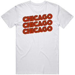 Chicago Football Retro Cool Fan T Shirt