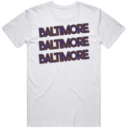 Baltimore Football Retro Fan T Shirt