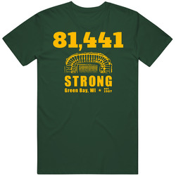 Green Bay 81441 Strong Football T Shirt