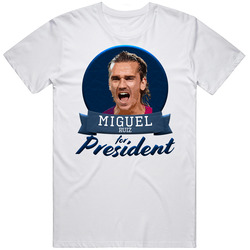 Miguel Ruiz For President Barcelona Soccer T Shirt Miguel Ruiz For President Barcelona Soccer T Shirt