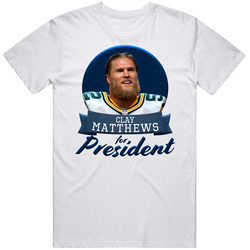 Clay Matthews For President Los Angeles Football T Shirt Clay Matthews For President Los Angeles Football T Shirt