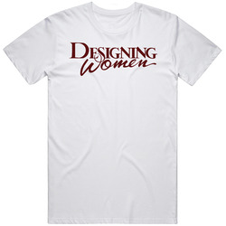 Designing Women Retro 80s Tv Show Logo Fan T Shirt