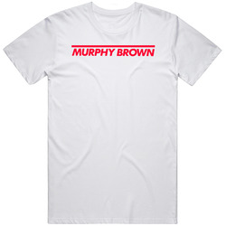 Murphy Brown Retro 80s Tv Show Logo Fan T Shirt