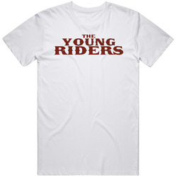 The Young Riders Retro 80s Tv Show Logo Fan T Shirt