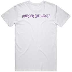 Murder She Wrote Retro 80s Tv Show Logo Fan T Shirt