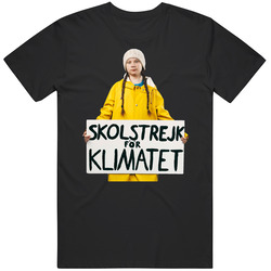 Greta Thunberg Skolstrejk For Klimatet Climate Activist T Shirt