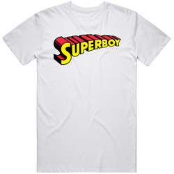 Superboy Retro 80s Tv Show Logo Fan T Shirt