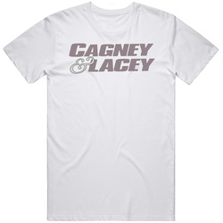 Cagney And Lacey Retro 80s Tv Show Logo Fan T Shirt