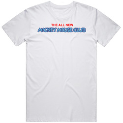 The All New Mickey Mouse Club Retro 80s Tv Show Logo Fan T Shirt