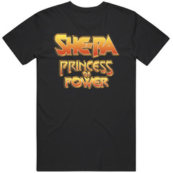 She Ra Princess Of Power Retro 80s Tv Show Logo Fan T Shirt