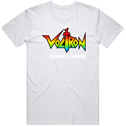 Voltron Defender Of The Universe Retro 80s Tv Show Logo Fan T Shirt