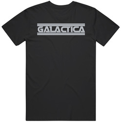 Galactica Retro 80s Tv Show Logo Fan T Shirt