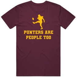 Joel Whitford Washington Punters Are People Too Football T Shirt