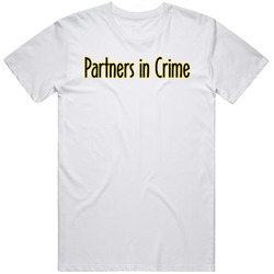 Partners In Crime Retro 80s Tv Show Logo Fan T Shirt