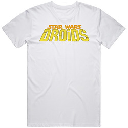 Star Wars Droids Retro 80s Tv Show Logo Fan T Shirt
