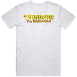 Thundarr The Barbarian Retro 80s Tv Show Logo Fan T Shirt