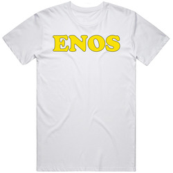 Enos Retro 80s Tv Show Logo Fan T Shirt