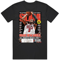 Slam Magazine Issue 140 Dwyane Wade Popular Basketball Magazine Grunge