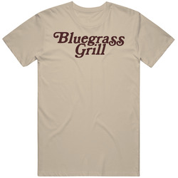Bluegrass Grill Chattanooga Tennessee Restaurant Logo Foodie Worn Look