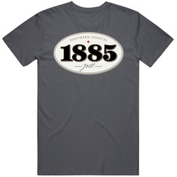 1885 Grill Chattanooga Tennessee Restaurant Logo Foodie T Shirt