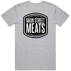 Main Street Meats Chattanooga Tennessee Restaurant Logo Foodie T Shirt