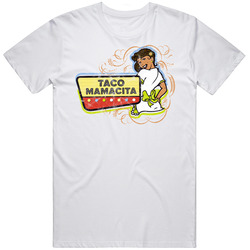 Taco Mamacita Chattanooga Tennessee Restaurant Logo Foodie Worn Look T