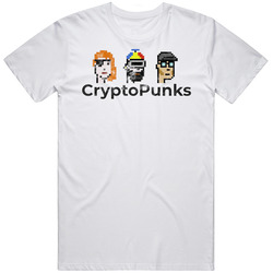 Cryptopunks Blockchain Digital Punk Person Collectibles Fan Worn Look 