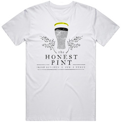 Honest Pint Chattanooga Tennessee Restaurant Logo Foodie Worn Look T S