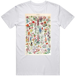Fleurs French Flowers T Shirt