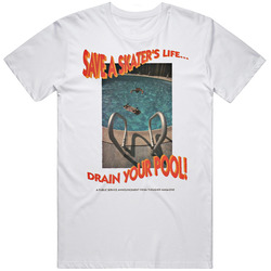 Save A Skater's Life Service Announcement T Shirt