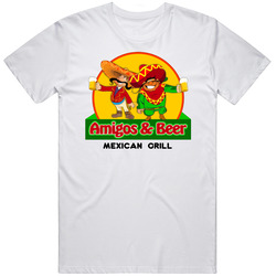 Amigos And Beer Mexican Grill Knoxville Tennessee Restaurant T Shirt