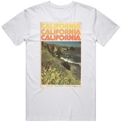 California Visitor Map T Shirt