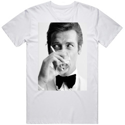 Roger Moore Martini T Shirt