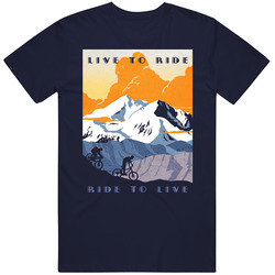 Ride To Live Cycling T Shirt