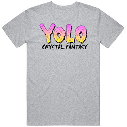 Yolo Crystal Fantasy Logo T Shirt