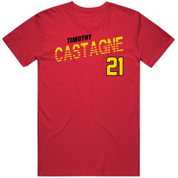 Timothy Castagne Belgium Soccer Team Player T Shirt