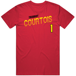 Thibaut Courtois Belgium Soccer Team Player T Shirt