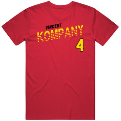Vincent Kompany Belgium Soccer Team Player T Shirt