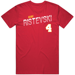 Kire Ristevski 4 North Macedonia Soccer Team Player T Shirt Kire Ristevski 4 North Macedonia Soccer Team Player T Shirt
