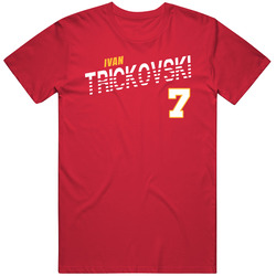 Ivan Trickovski 7 North Macedonia Soccer Team Player T Shirt Ivan Trickovski 7 North Macedonia Soccer Team Player T Shirt