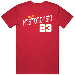 Ilija Nestorovski 23 North Macedonia Soccer Team Player T Shirt Ilija Nestorovski 23 North Macedonia Soccer Team Player T Shirt