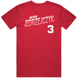 Artur Jedrzejczyk 3 Poland Soccer Team Player T Shirt Artur Jedrzejczyk 3 Poland Soccer Team Player T Shirt