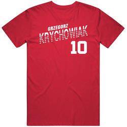 Grzegorz Krychowiak 10 Poland Soccer Team Player T Shirt Grzegorz Krychowiak 10 Poland Soccer Team Player T Shirt