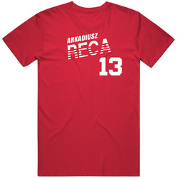 Arkadiusz Reca 13 Poland Soccer Team Player T Shirt Arkadiusz Reca 13 Poland Soccer Team Player T Shirt