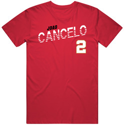 Joao Cancelo 2 Portugal Soccer Team Player T Shirt Joao Cancelo 2 Portugal Soccer Team Player T Shirt